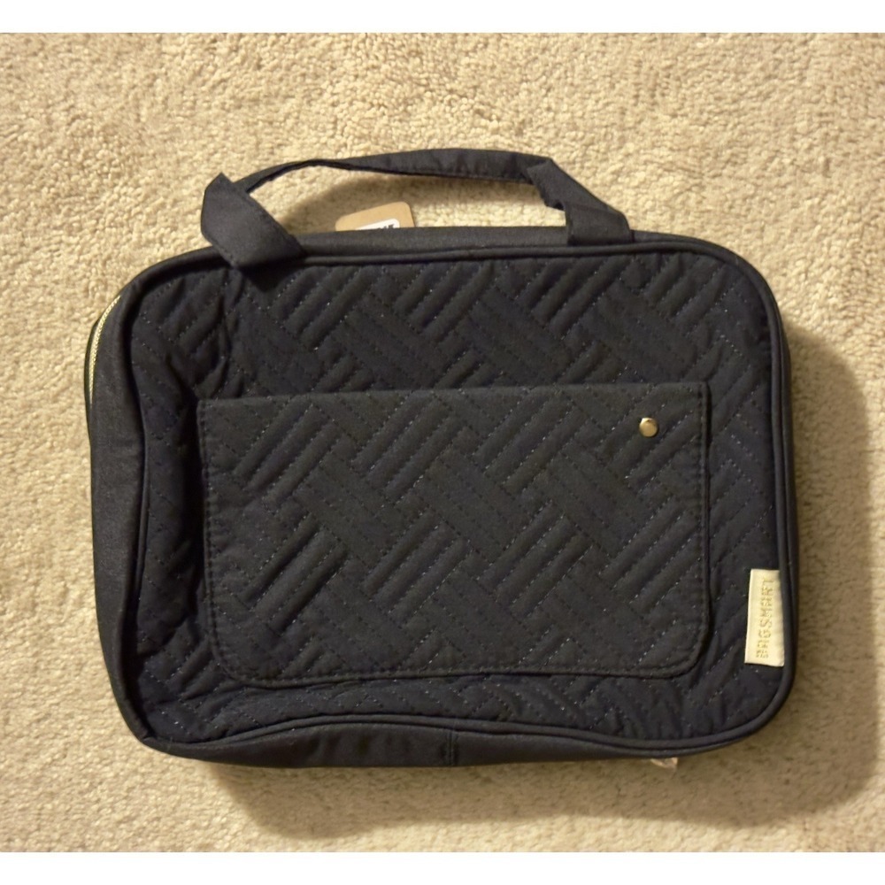 BAGSMART‎ Toiletry Bag Travel Organizer w/ Hook Black Medium Water-Resistant